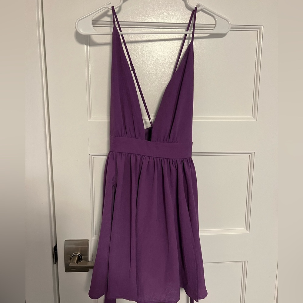 Purple romper